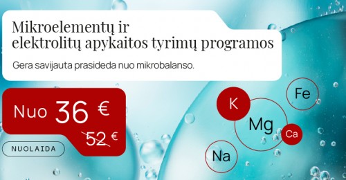Mikroelementų ir elektrolitų programos